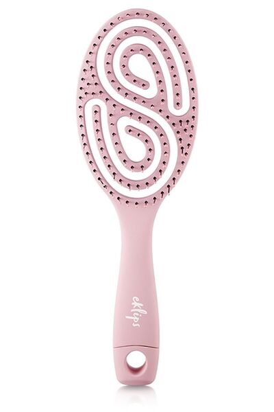 eklips Pink 3D Oval Hair Brush