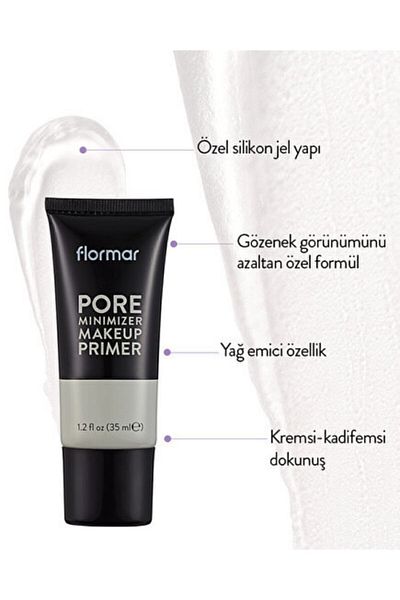 Flormar Makeup Base to Help Prevent Pore Appearance-pore Minimizer Makeup Primer-000-8690604534661