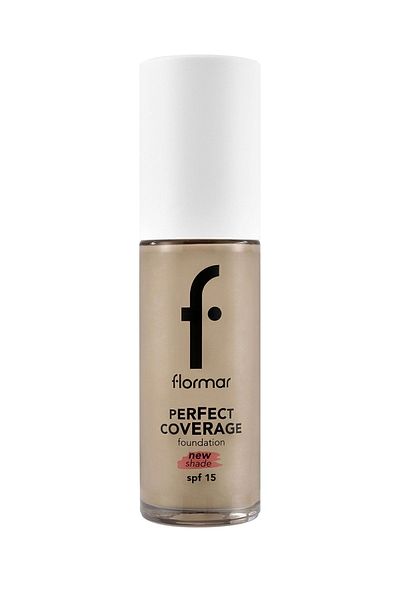 Flormar Perfect Coverage Yoğun Kapatıcı Su Bazlı Fondöten (Sıcak Alt Ton) -133 Classic Beige -8682536070591