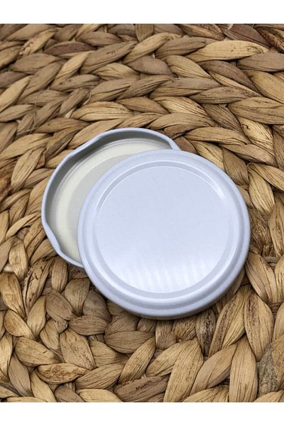 Multiamo Metal White Canning Jar Lid 63 Mm - 100 Pieces