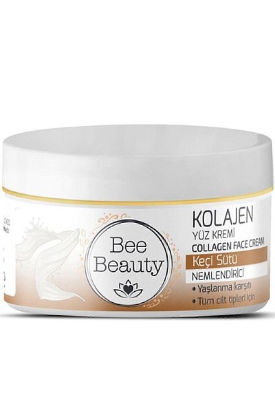 Bee Beauty كريم الوجه بالكولاجين 50 مل - حليب الماعز