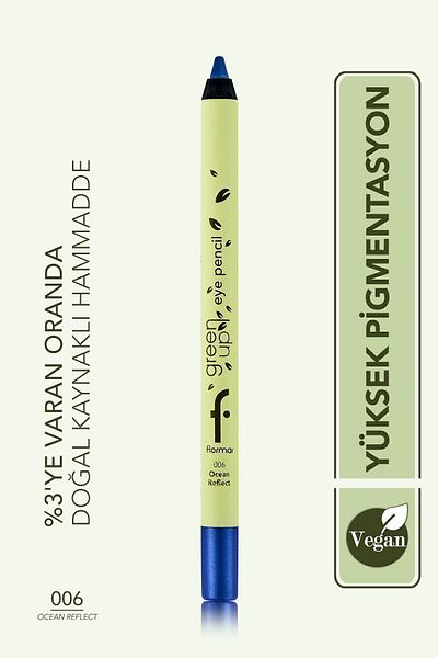 Flormar Green up High Pigmented & Matte Finish Vegan Eye Pencil