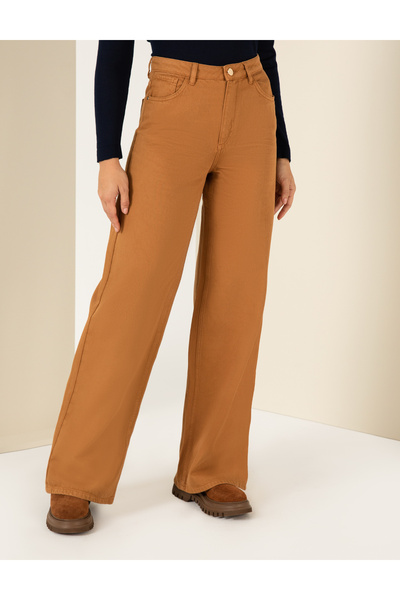 Pierre Cardin Camel Straight Fit Sports Pants 50254358-Vr015