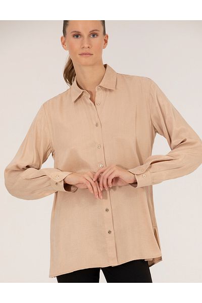 Pierre Cardin Beige Comfort Fit Long Sleeve Shirt 50254167 -Vr011