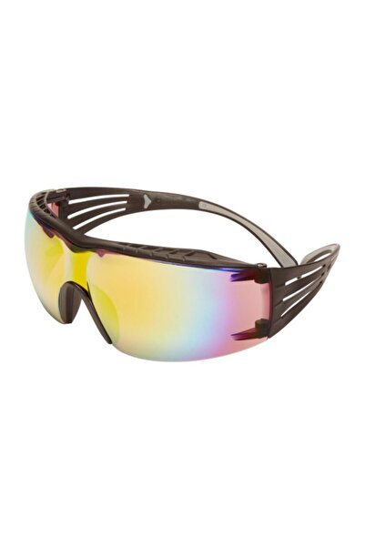 3M ™ SecureFit™ 400X SF416XAS-BLK-EU Siyah Çerçeveli Turuncu Aynalı Lens İş G...