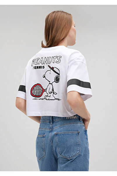 Mavi Μπλουζάκι με στάμπα με φασόλια - Κοντό κόψιμο 1612750-620