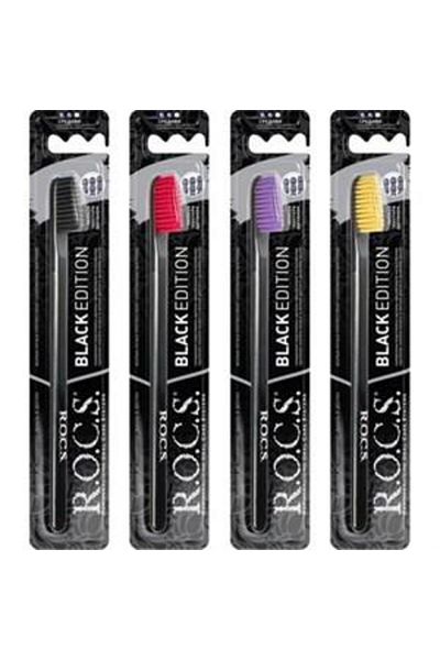 ROCS DİŞ Rocs Black Edition Toothbrush Medium