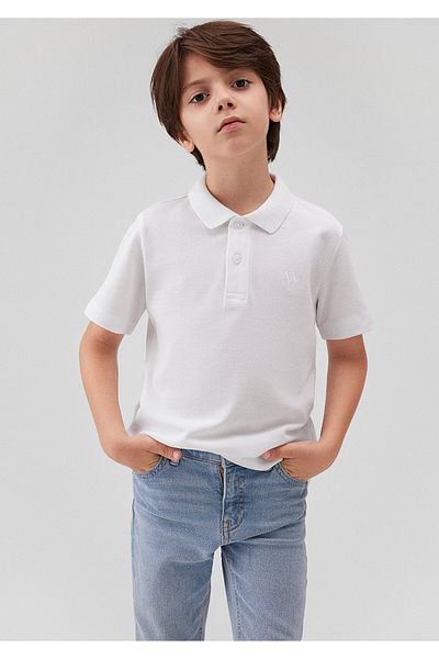 Mavi Bílé Polo tričko Regular Fit / Regular Fit 6610216 -620