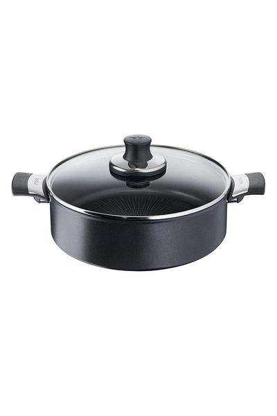 TEFAL Titanium 6X Excellence 28 cm Short Pot with Induction Base - 2100119571