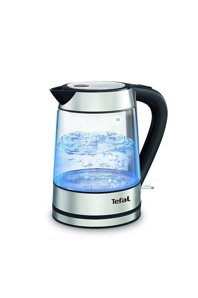 TEFAL KI730D30 1.7 Liter 2200 Watt Transparent Glass Lighted Water Heater - [Inox]