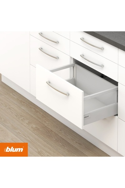 Blum Tandembox Antaro Yüksek Bordürlü (D) 50 Cm Gri