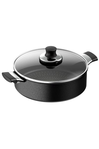 TEFAL Titanium 6X Excellence 28 cm Short Pot with Induction Base - 2100119571