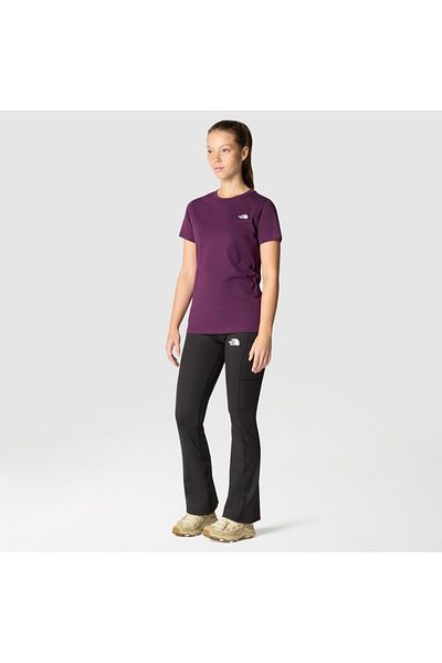 THE NORTH FACE Γυναικείο μωβ μπλουζάκι με στρογγυλή λαιμόκοψη Simple Dome Slim