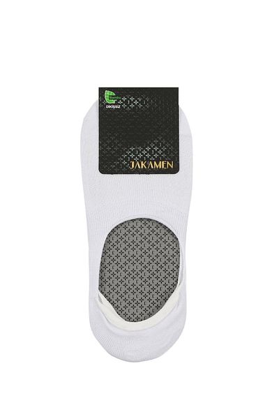 Jakamen Κάλτσες μπαλαρίνας από λευκό μπαμπού