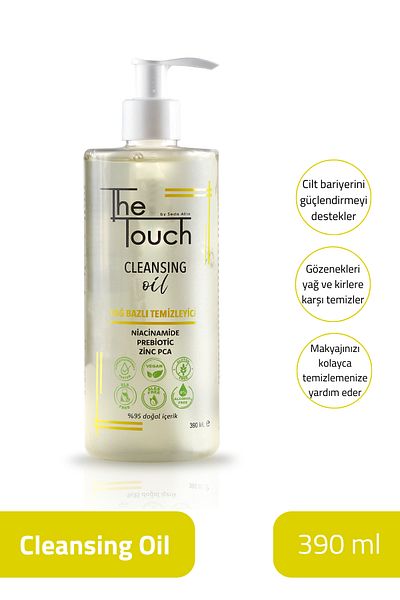 The Touch By Seda Altın Cleansing Oil - Oil Based Cleanser - Cleansing Oil for Face and Body 390 ML