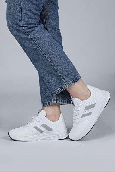 Jump 29964 Phlon Hafif Taban Bağcıklı Uniseks Spor Ayakkabı Beyaz