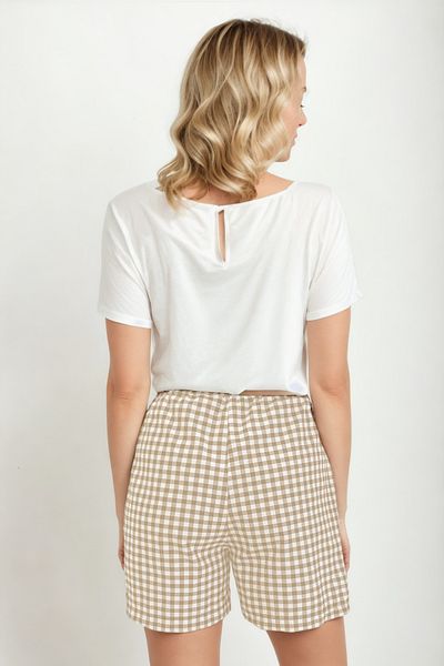 Vitrin Σορτς Gingham με σχέδια