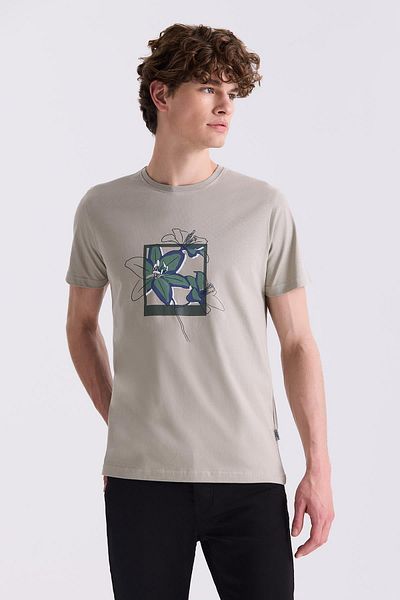 Jakamen Μπλούζα Cağla Slim Fit Μπλούζα Ριγέ