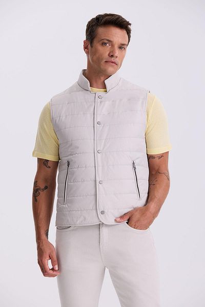 Jakamen Stone Judge Collar Fiber Slim Fit Vest