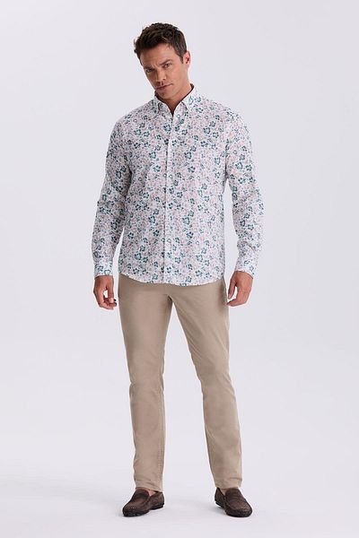 Jakamen Παντελόνι Mink Comfort Fit Cotton Relaxed Cut με 5 τσέπες
