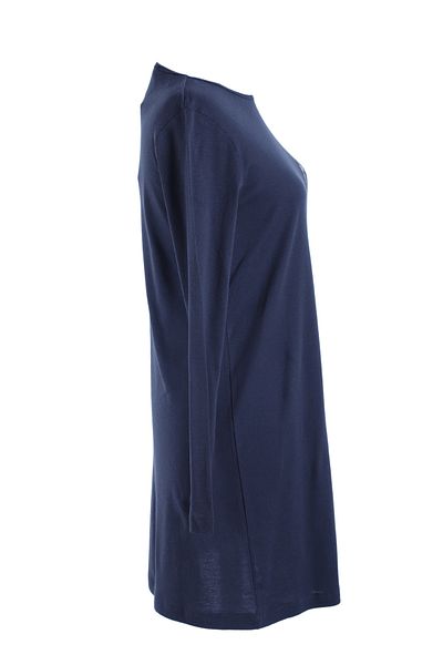 Plistre 1451 Model - Anthracite Hijab Tunic with Embroidery Detail