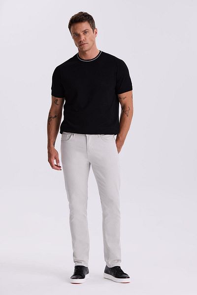 Jakamen Gray Comfort Fit Canvas Sports Pants