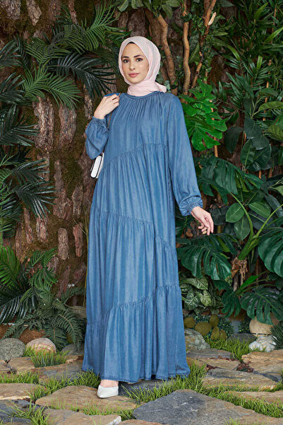 Neways 6614- Büzgülü Elbise