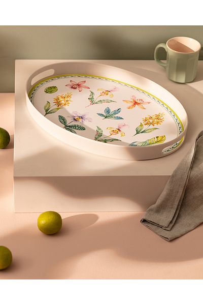 Madame Coco Botanique Oval Tray - Stylish and Useful