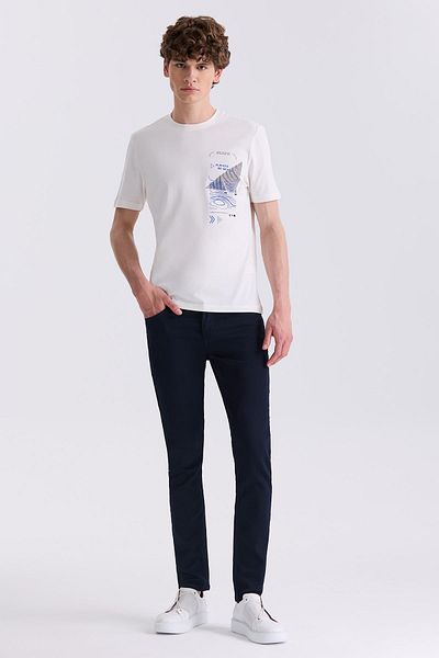 Jakamen T-Shirt ΕκραSlim Fit Crew Neck