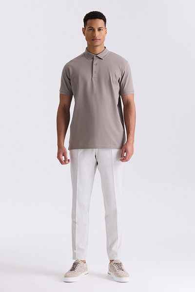 Jakamen Μπλουζάκι Kum Slim Fit 100% βαμβακερό Mercerized Polo Collar