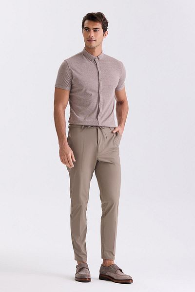 Jakamen Παντελόνι Jogger με ελαστική μέση Mink Comfort Fit