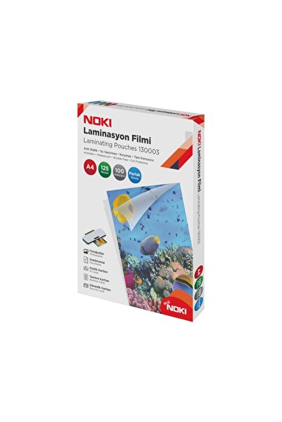 Noki A4 Laminasyon Filmi 100 Mikron 100lü Paket 130002