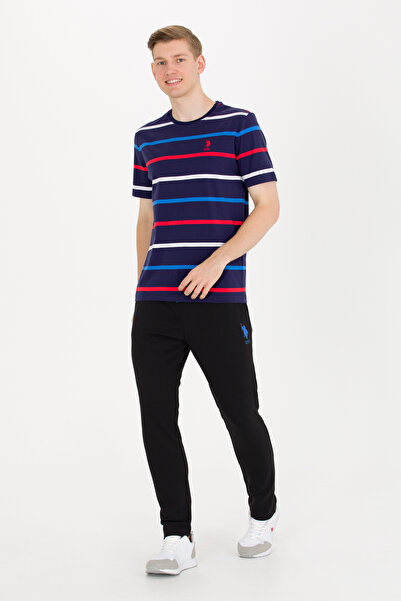 U.S. Polo Assn. Ανδρικό μαύρο παντελόνι 50263539-VR046