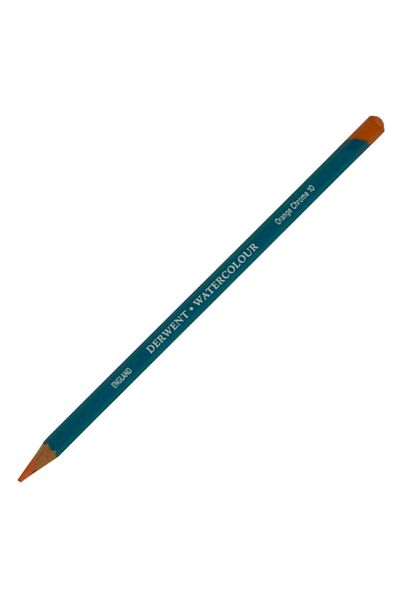 Derwent New Watercolor Pencil - Watercolor Pen - Orange Chrome 1