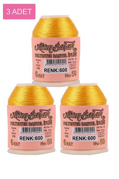 Rasanet 3 Pieces of Gold Spike and Lace Rope 20 g - Royaleks - No: 600