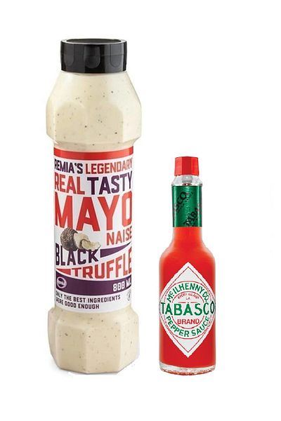 Remia Truffle Mayonnaise 800ml Tabasco Hot Sauce 60ml