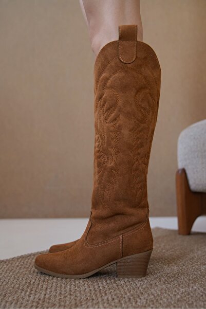 MODAADAM Жіночі ковбойські чоботи Rendon - Тютовий замш