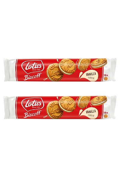 Lotus Vanilla Cream Biscoff Sandwich - 150Gr X 2 Pieces