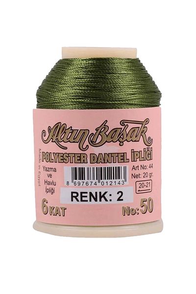 Rasanet Altınbaşak Needlework and Lace Thread 20 Gr - Royaleks - No: 002