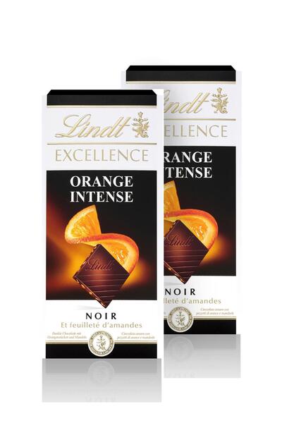 Lindt Excellence Dark Orange 100 G x 2