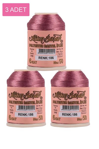 Rasanet 3 Pieces of Gold Spike and Lace Rope 20 g - Royaleks - No: 186