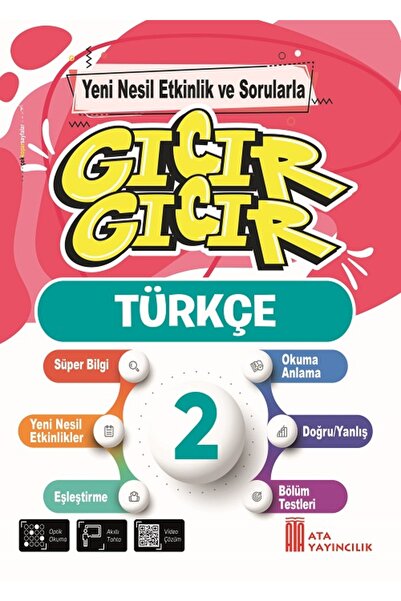 Ata Yayıncılık 2. Sınıf Gıcır Gıcır 5'li Set (TÜRKÇE-MATEMATİK (2 KİTAP)-haya Bilgisi-hafta Sonu Ödevlerim Tüm Ders2025