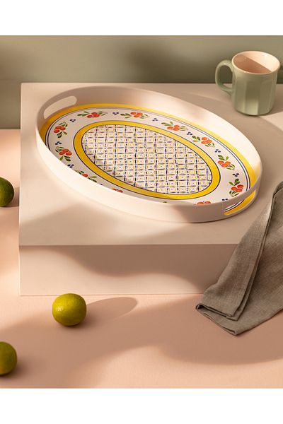 Madame Coco Florus Oval Tray