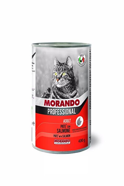 MORANDO YETİŞKİN KEDİ MAMASI-SOMONLU PATE 400 GR - PATE-SALMON-ADULT CAT