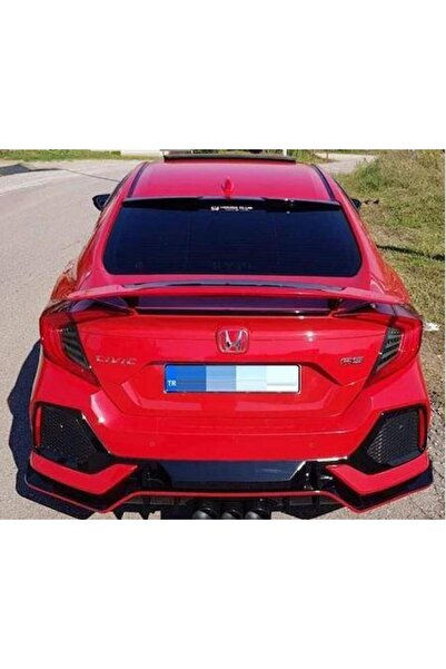 OEM Honda Civic Fc5 Si Spoiler Yuksek Ayaklı Boyasız
