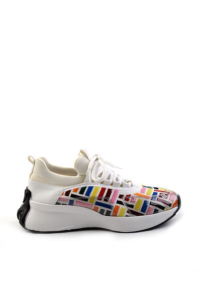 Bambi Women's White Sneakers - K 01140430809