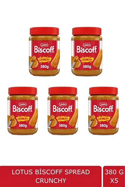 Lotus Biscoff Spread Crunchy 380 G X 5