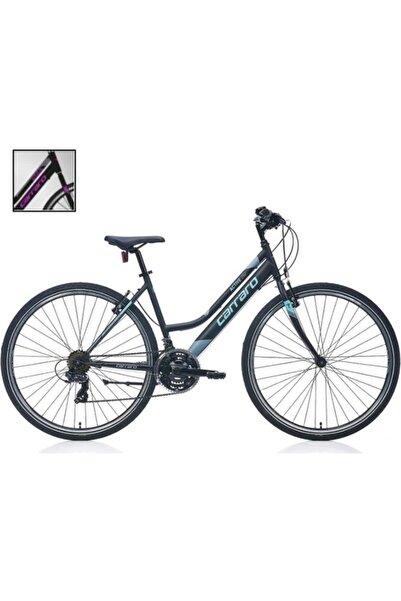 Carraro Active 282 V Fren 21 Vites 28 Jant Şehir Bisikleti Siyah Mor 46 Kadro