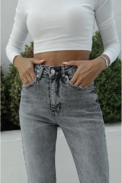 Havoş Γκρι τζιν με κομμένο μήκος