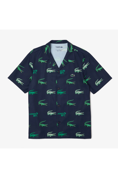 Lacoste Golf Erkek Lacivert Gömlek